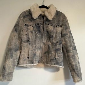 Vintaged Fur lining Jean Jacket by TwentyX Wrangler